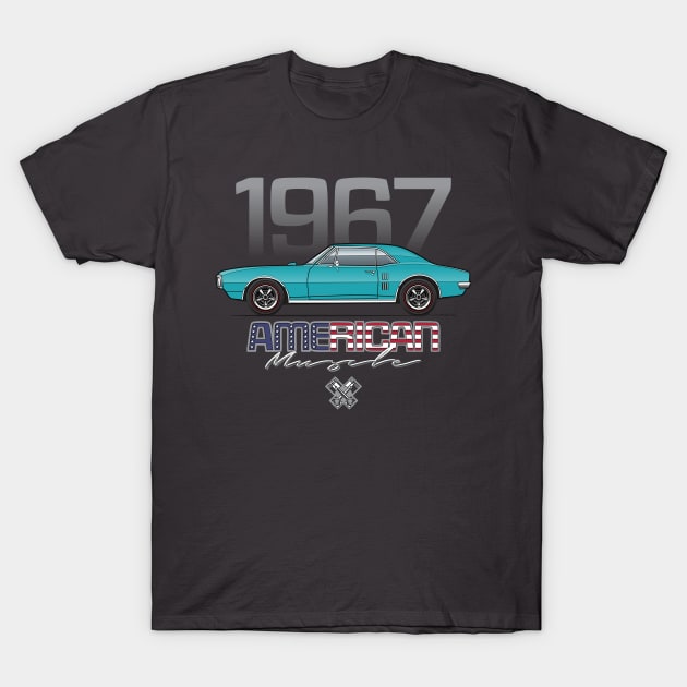 teal 67 T-Shirt by JRCustoms44